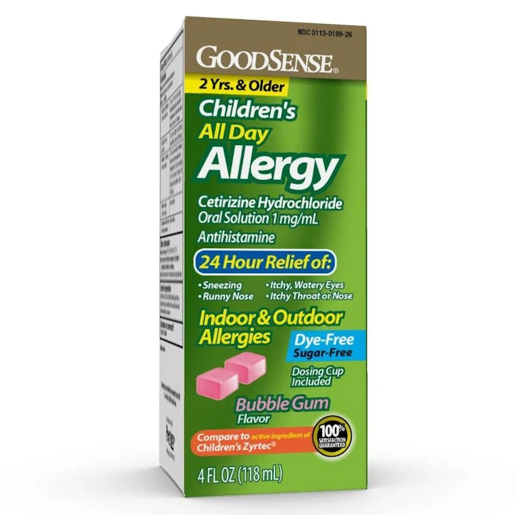 Children's All Day Allergy Medicine - 4 fl. oz 1