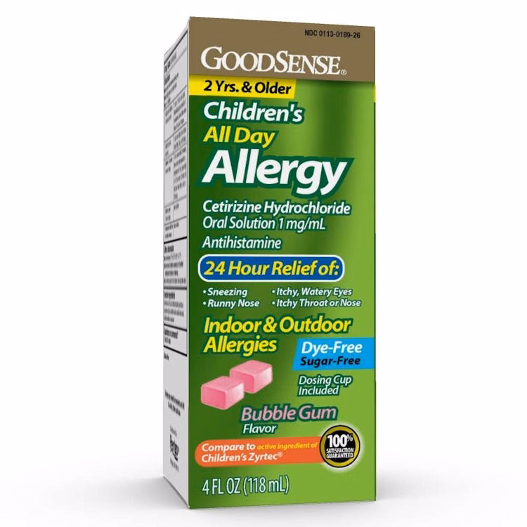 Children's All Day Allergy Medicine - 4 fl. oz