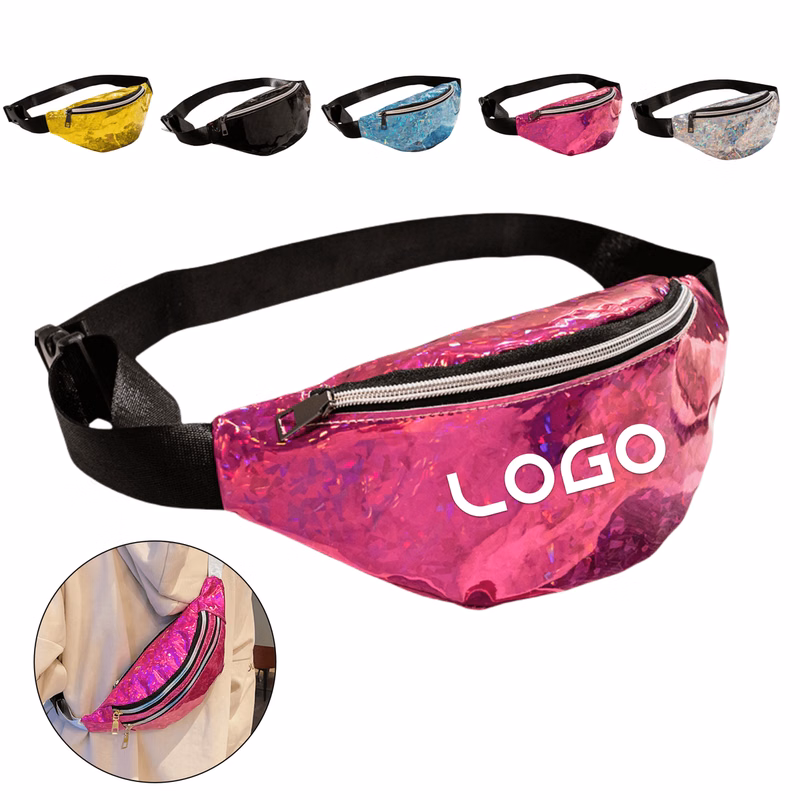 PU Leather Holographic Crossbody Bag