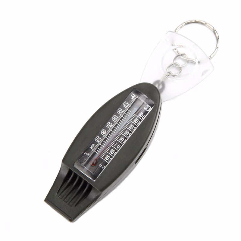 Thermometer Compass Magnifier Multifunction Whistle
