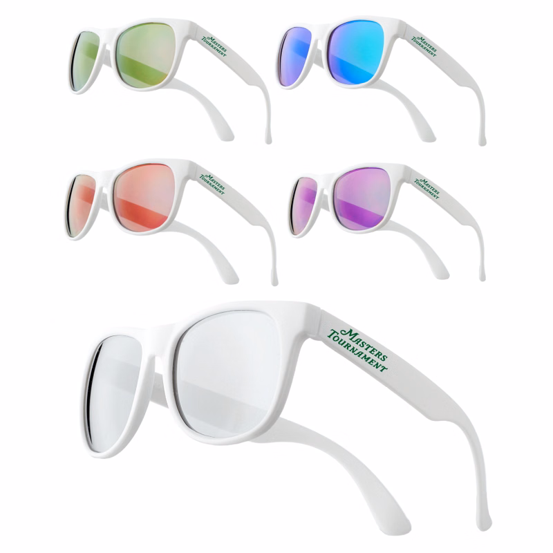 White mirrored Sunglasses