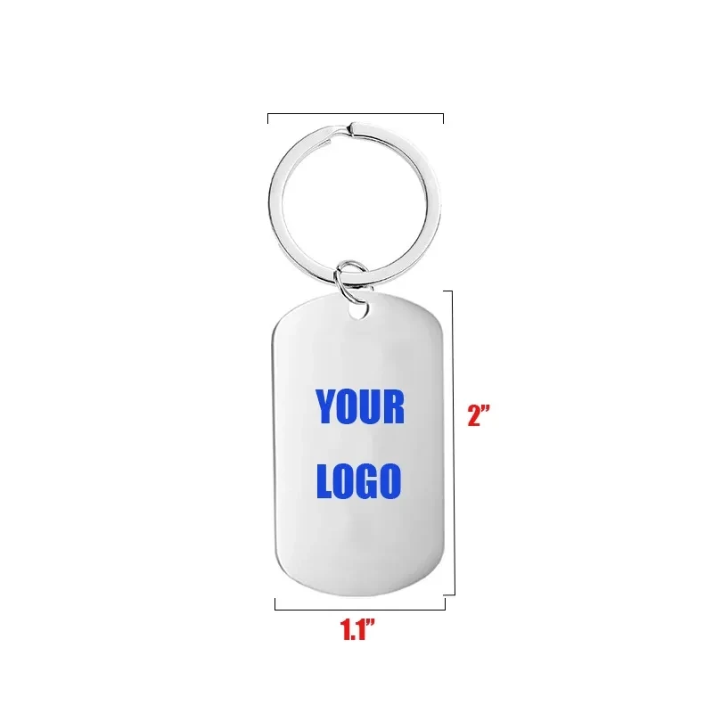 Metal Color Printed Keychain 1