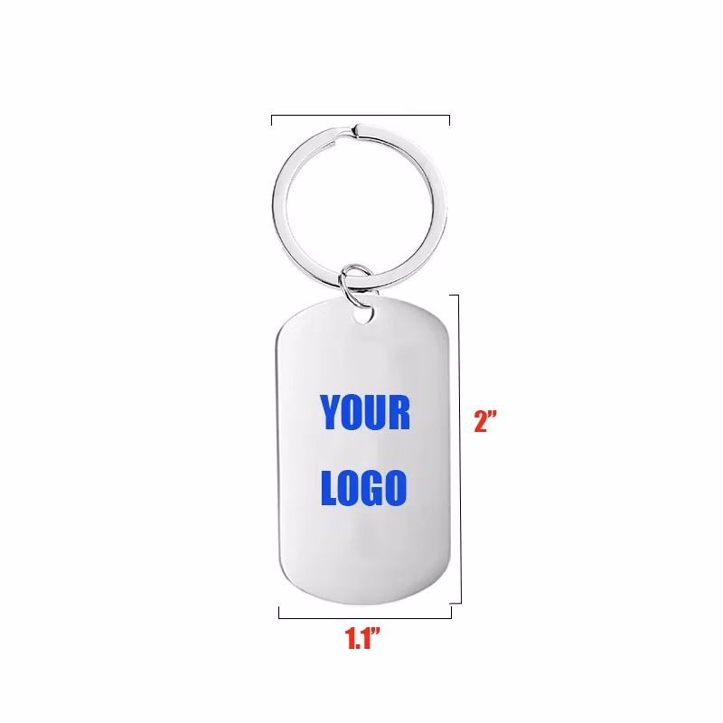 Metal Color Printed Keychain