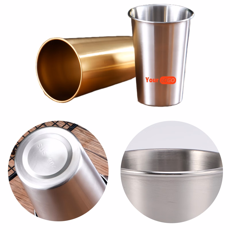 Camping Outdoor Simple 304 Stainless Steel Cup