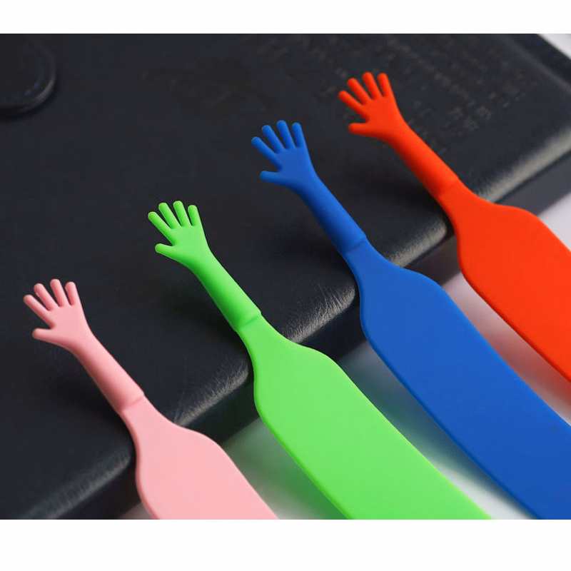 Hand Shaped Silicone Bookmark