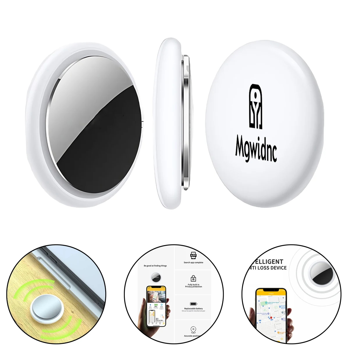 Smart Tracker for Keys Wallet Phone - Compact Anti-Loss Device with Location Tracking 1