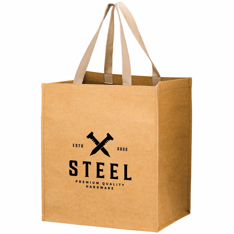 Washable Kraft Paper Grocery Tote | DELTA