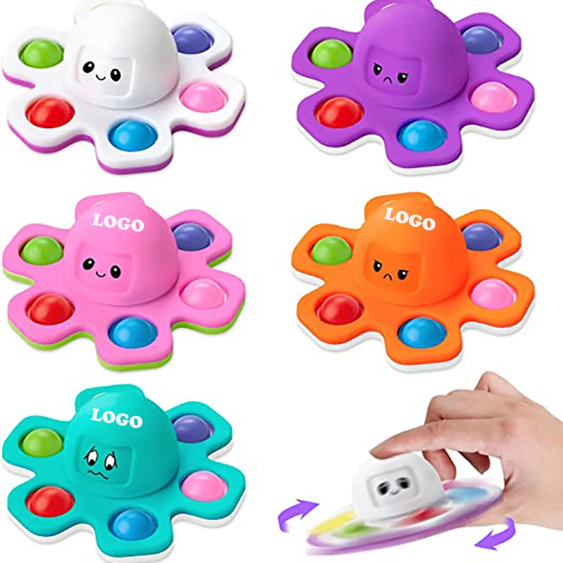 Octopus Face-Changing Bubble Sensory Toy 1