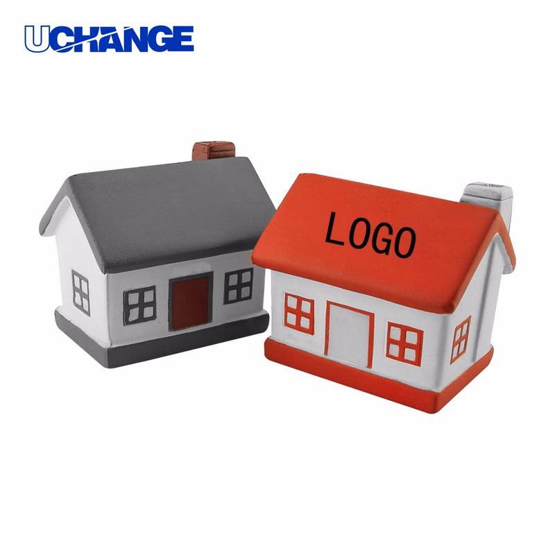 PU House Shape Stress Relief Ball