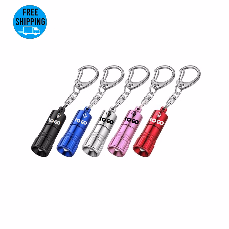 Tiny Keychain Flashlight Ring Portable Torch
