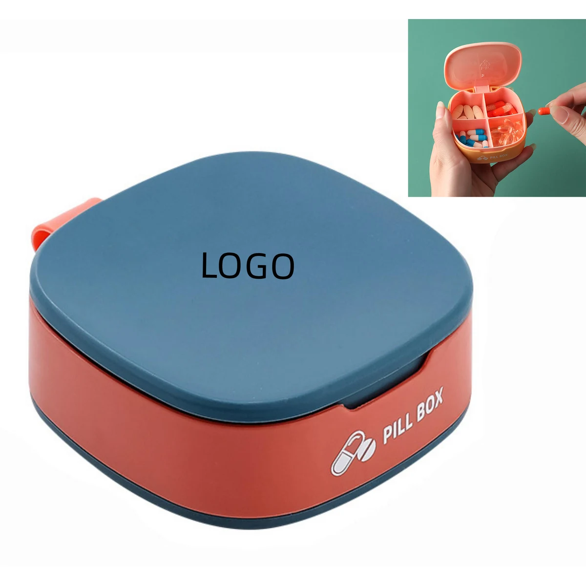 Travel Silicone Pill Case 1