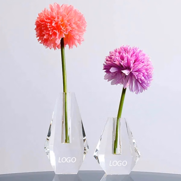 Optical Crystal Bud Vase