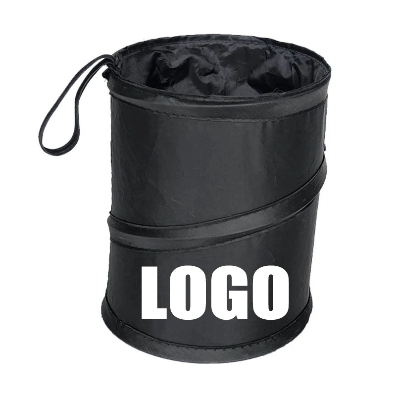 Collapsible Portable Polyester Car Trash Can & Storage Bin 1
