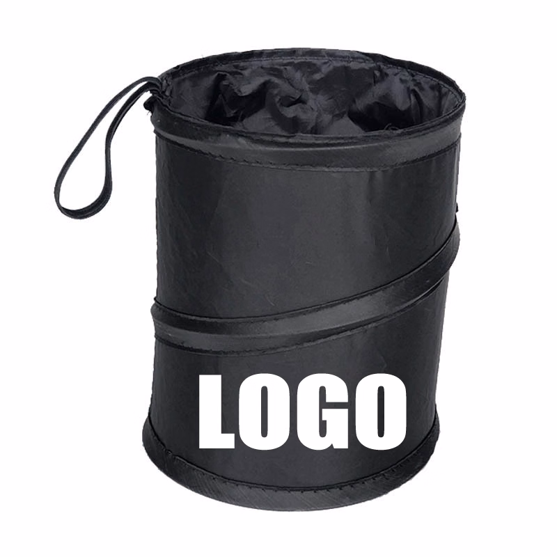 Collapsible Portable Polyester Car Trash Can & Storage Bin