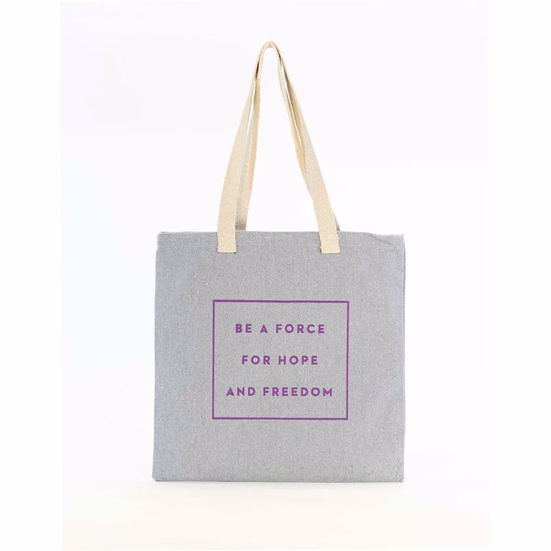 "LIMESTONE" Recycled Cotton Tote Bag 14.5x14.5"