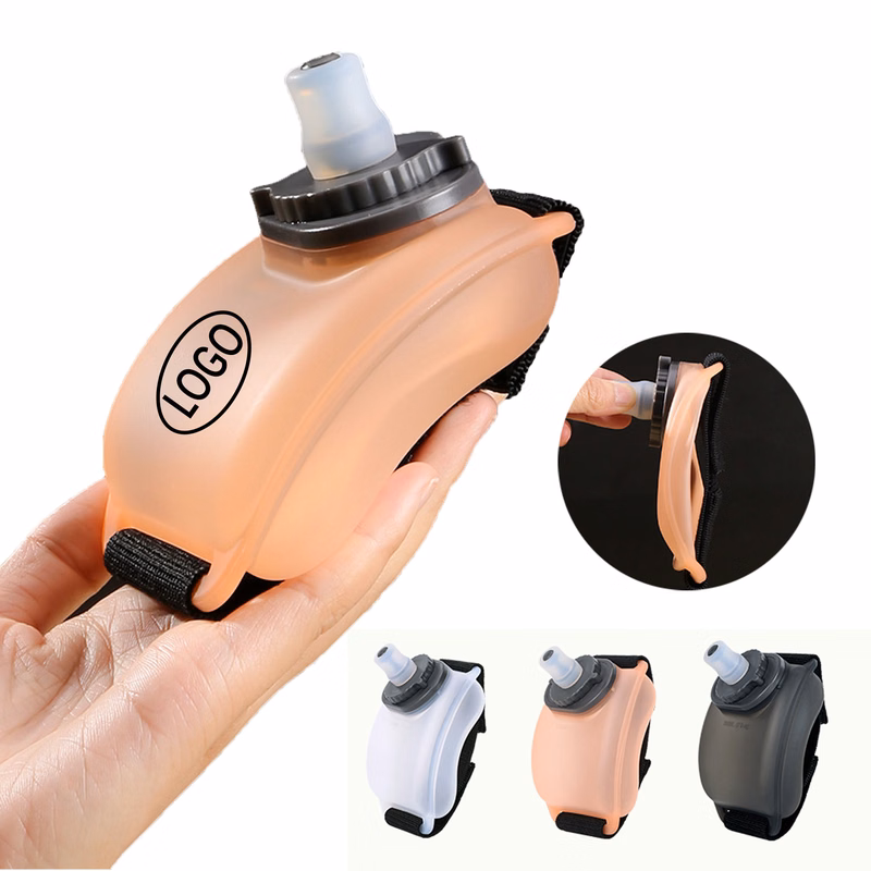 7oz Silicone Wrist Water Bottle For Sports Running