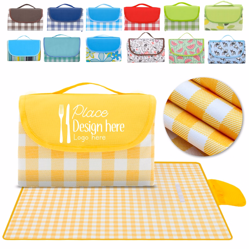 60" x 40" Outdoor Plaid Picnic Blanket