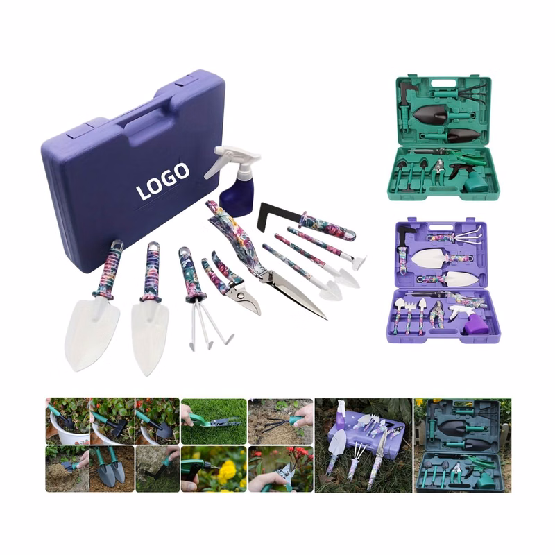 Ergonomic Plastic Stainless Steel Garden Tool Set