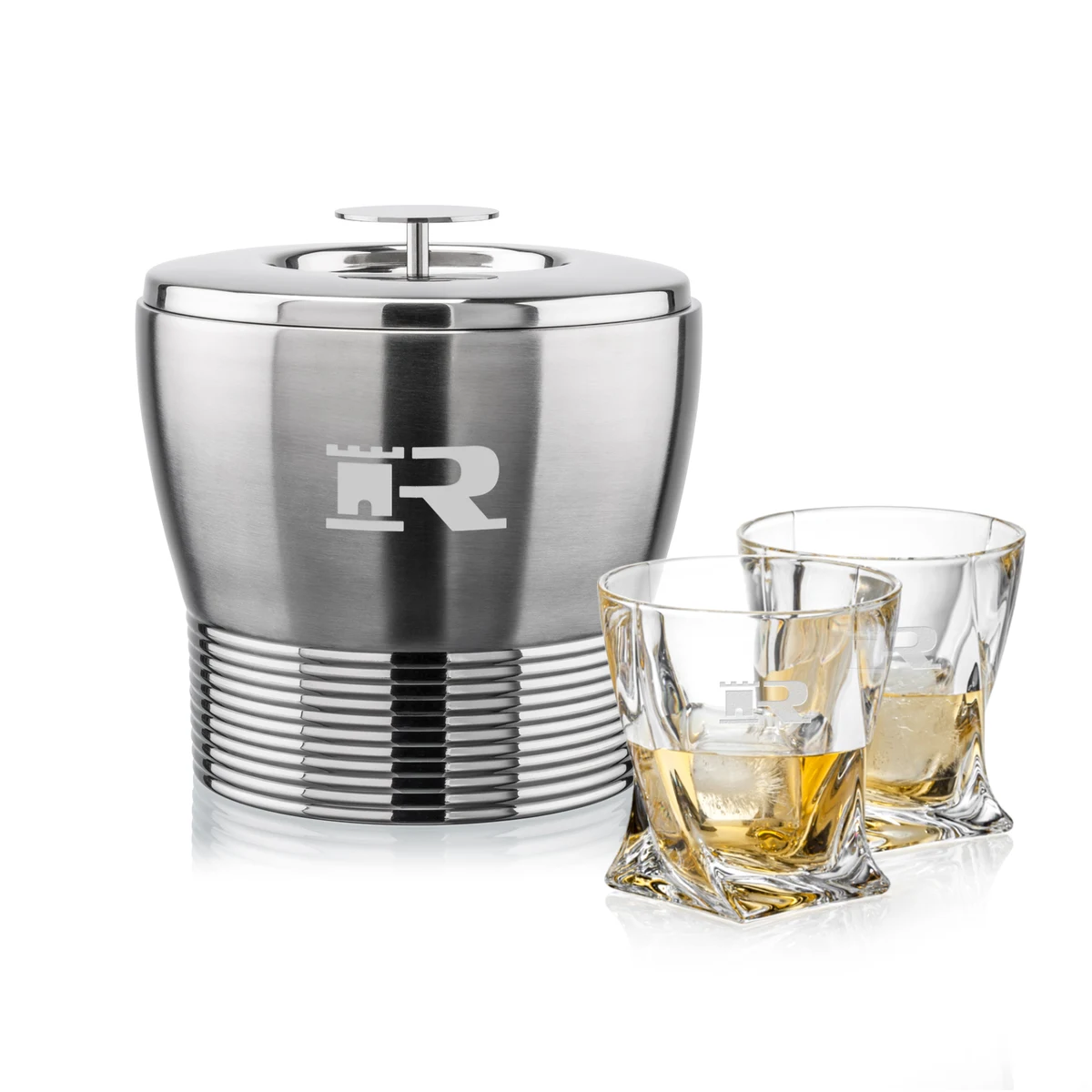 Genoa Ice Bucket & Oasis On-the-Rocks Set 1