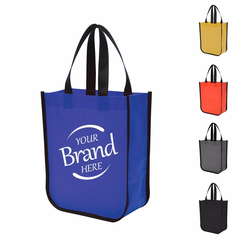 Round Bottom Covered Non-Woven Shopping Tote Bag