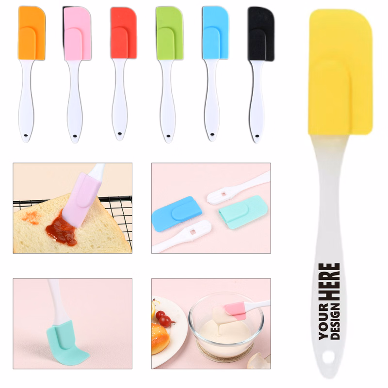 Plastic-Handled Silicone Spatula