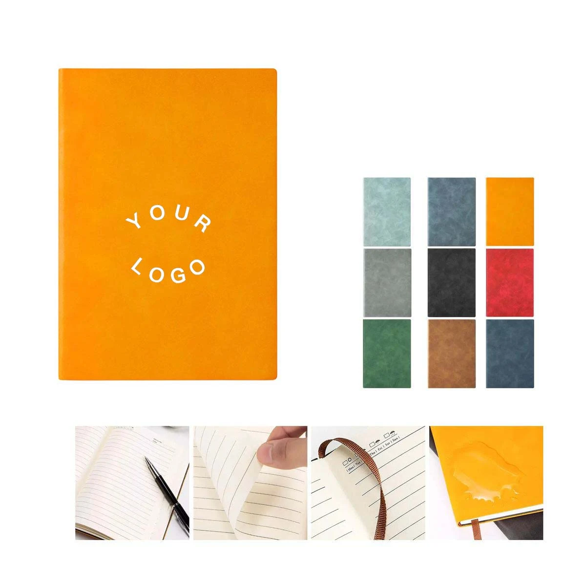Classic Faux Leather Notebook for Work or Study 1