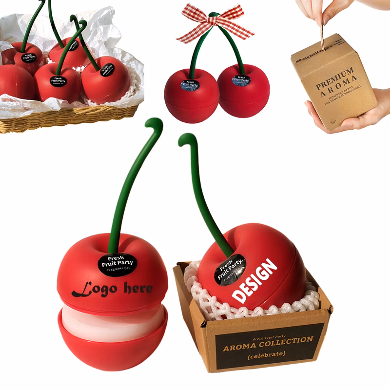 Cherry Scented Car Air Freshener Solid Gel