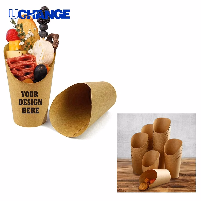 Disposable Paper French Fries Cup