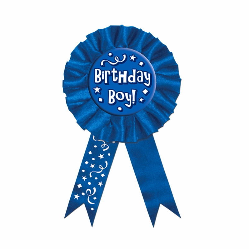 Birthday Boy Award Ribbons