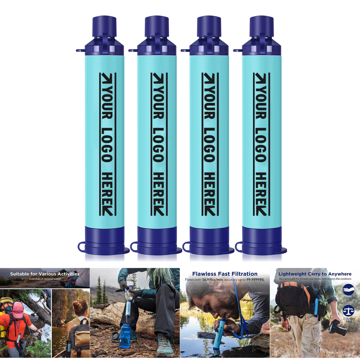 4 Pack Straw Water Filter 1