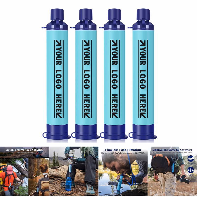 4 Pack Straw Water Filter