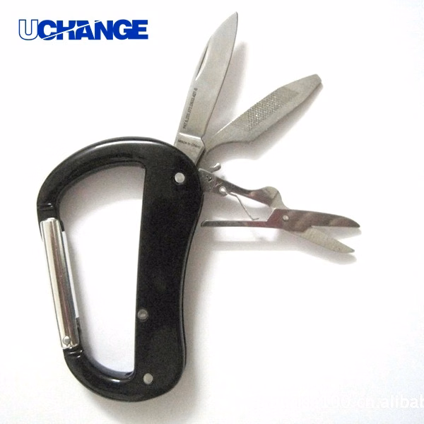 Multifunctional Metal Carabiner for Outdoor, Travel & Utility Use
