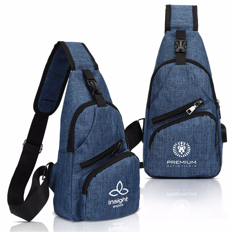 Premium Crossbody Sling Bag ( 6.5" X 12.5" X 2.5" )