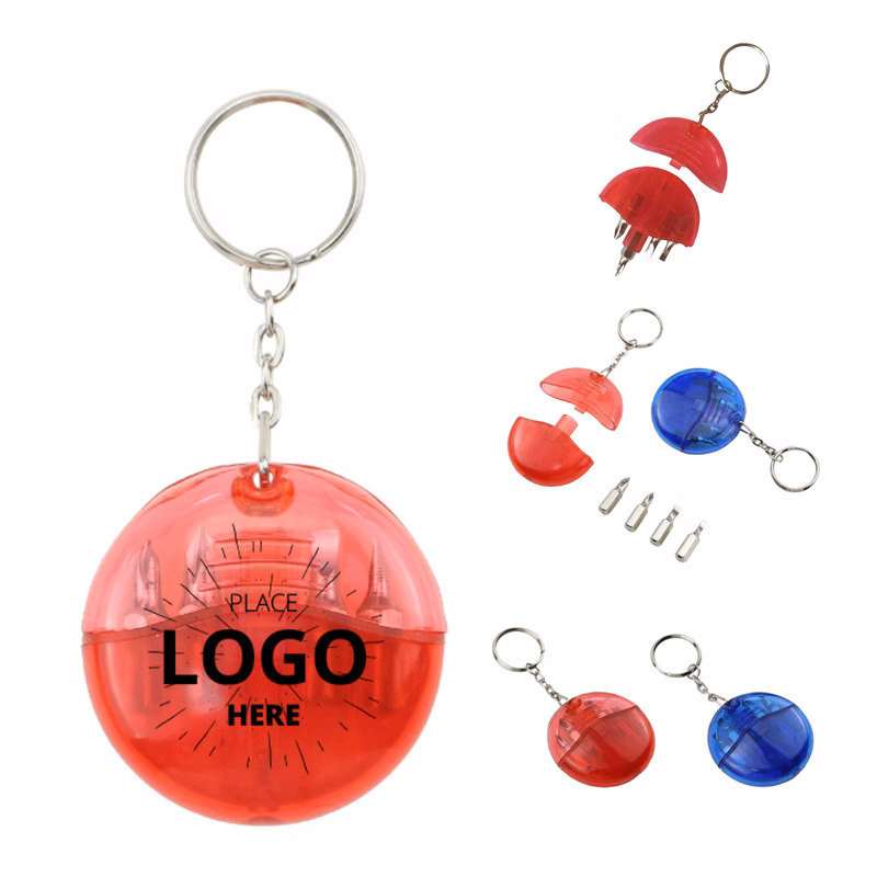 Compact 4-in-1 Screwdriver Keychain
