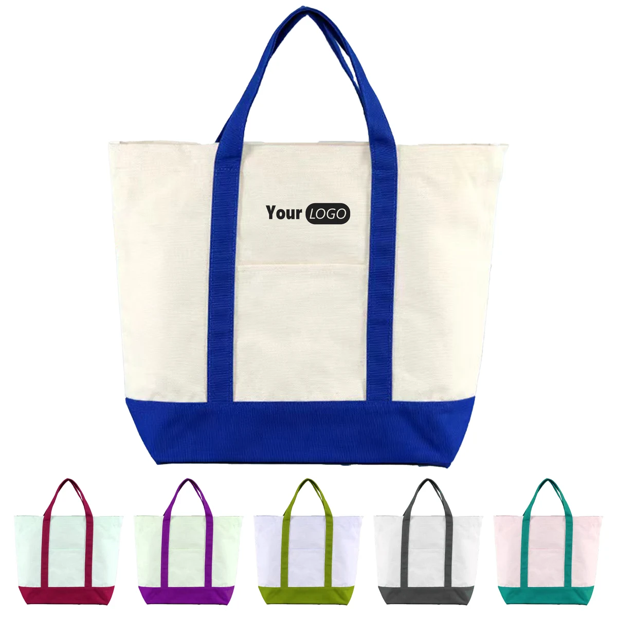 Canvas Custom Tote Bag, custom tote bag with logo imprint 1