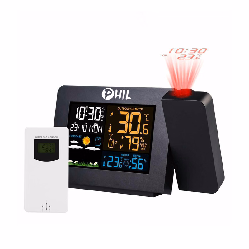 Projection Alarm Clock W/ Temperature Gauge