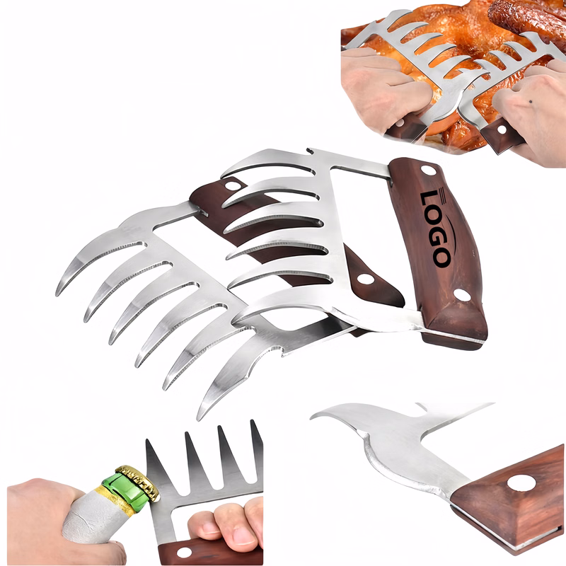 Multifunctional Meat Shredder Claws with Opener