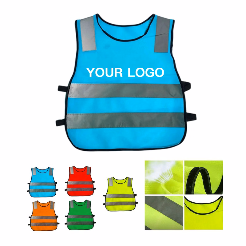 Breathable Safety Vest for Kids with Reflective Strips