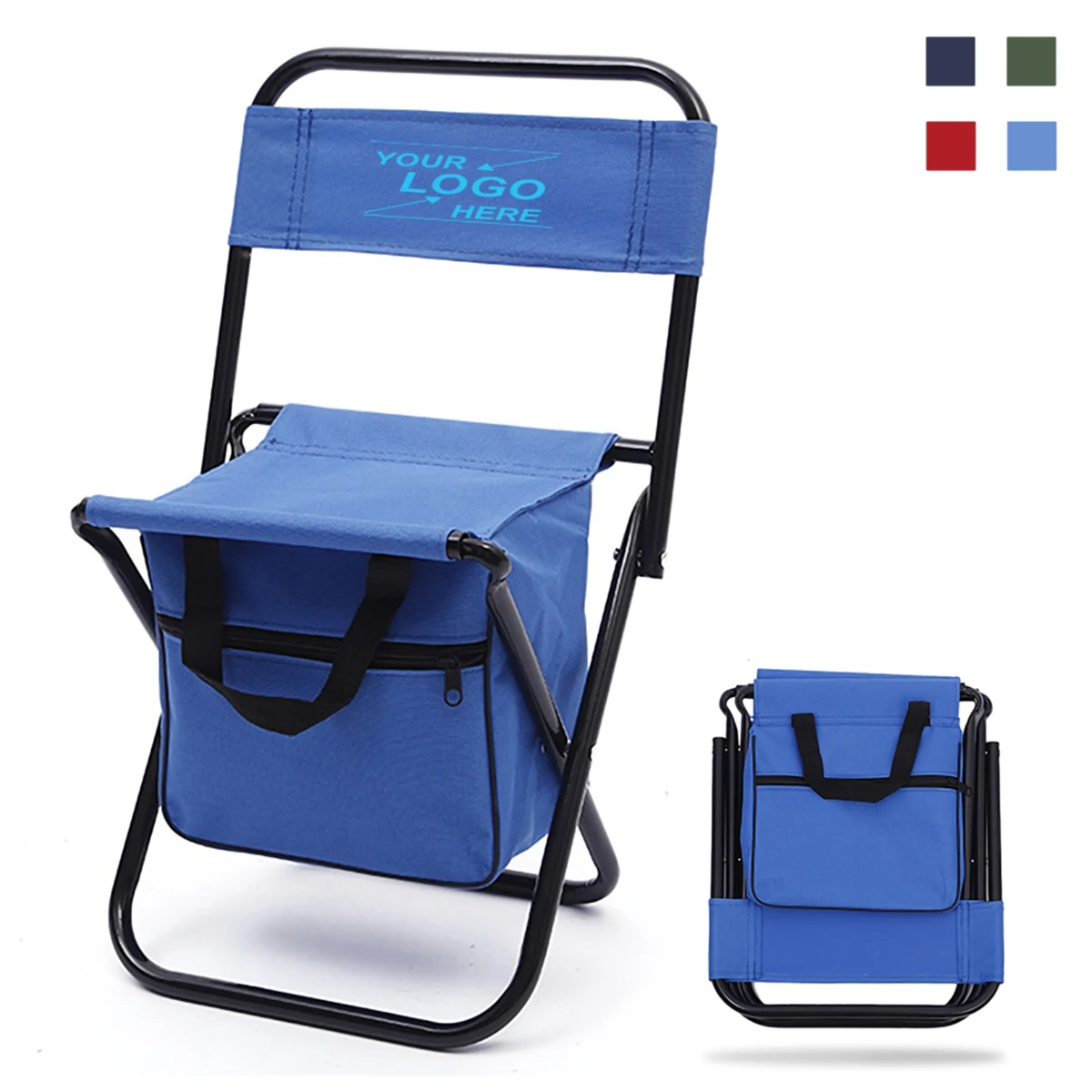 Portable 2-in-1 Folding Cooler Chair 1