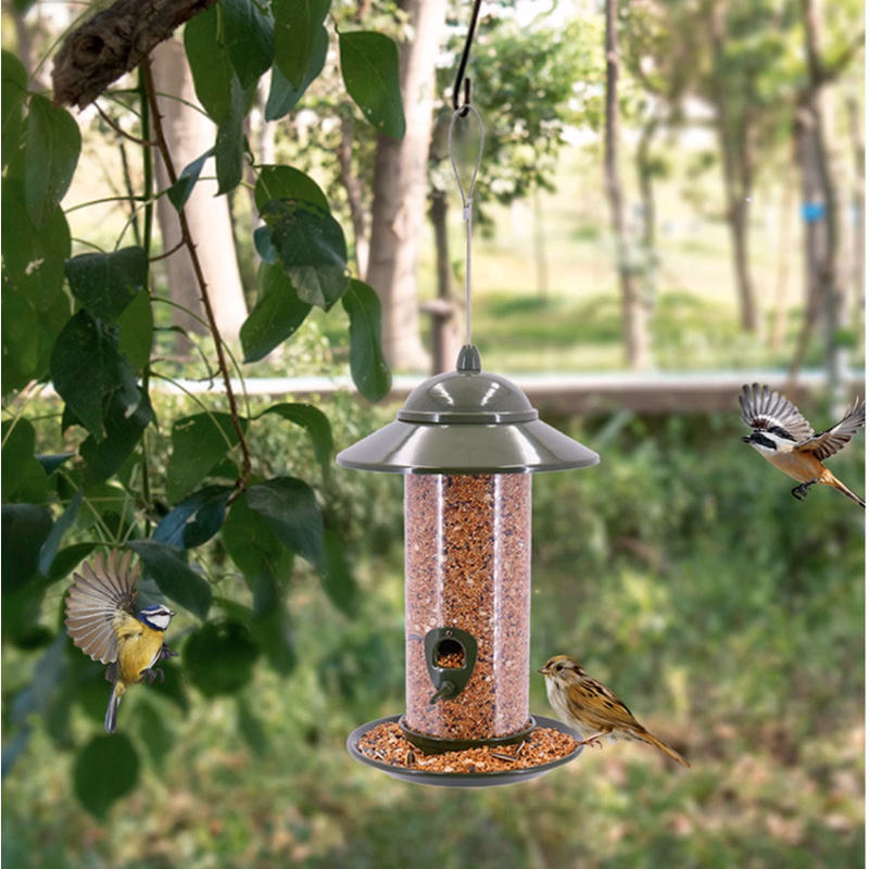 Metal Bird Feeders for Outdoors Hanging