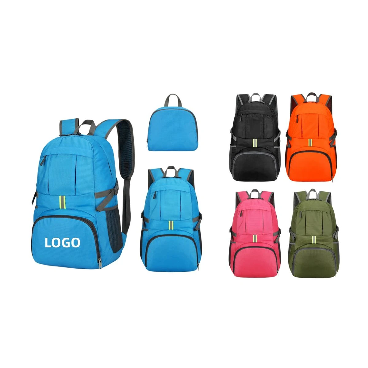 Double-Layered Stitched Packable Travel Bag 1