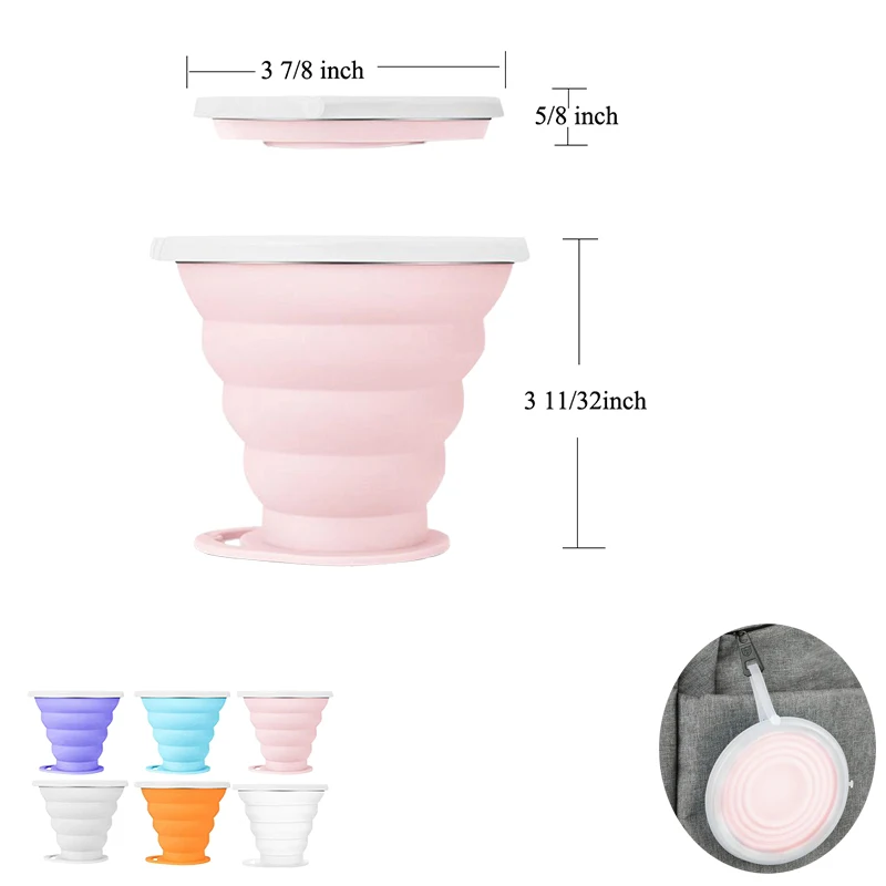 Silicone Portable Collapsible Cup 1