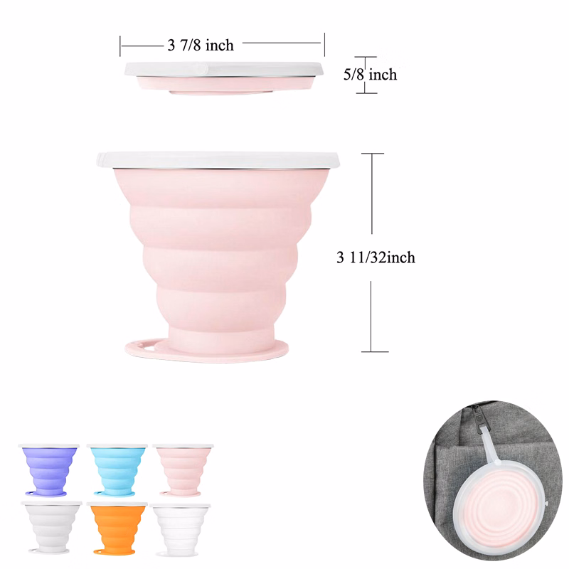 Silicone Portable Collapsible Cup