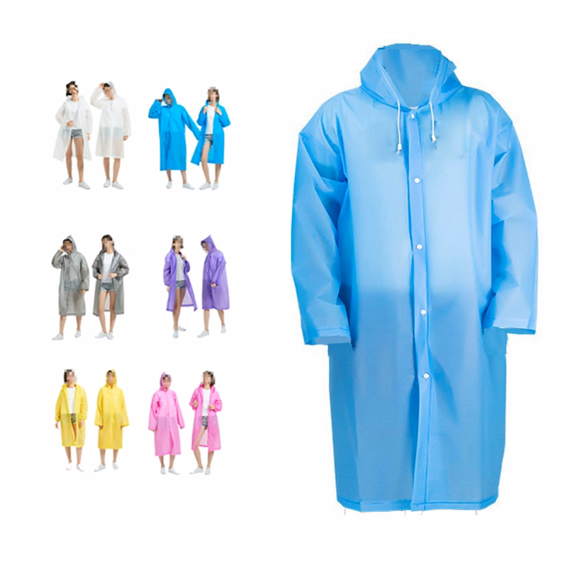 Long Reusable EVA Raincoat