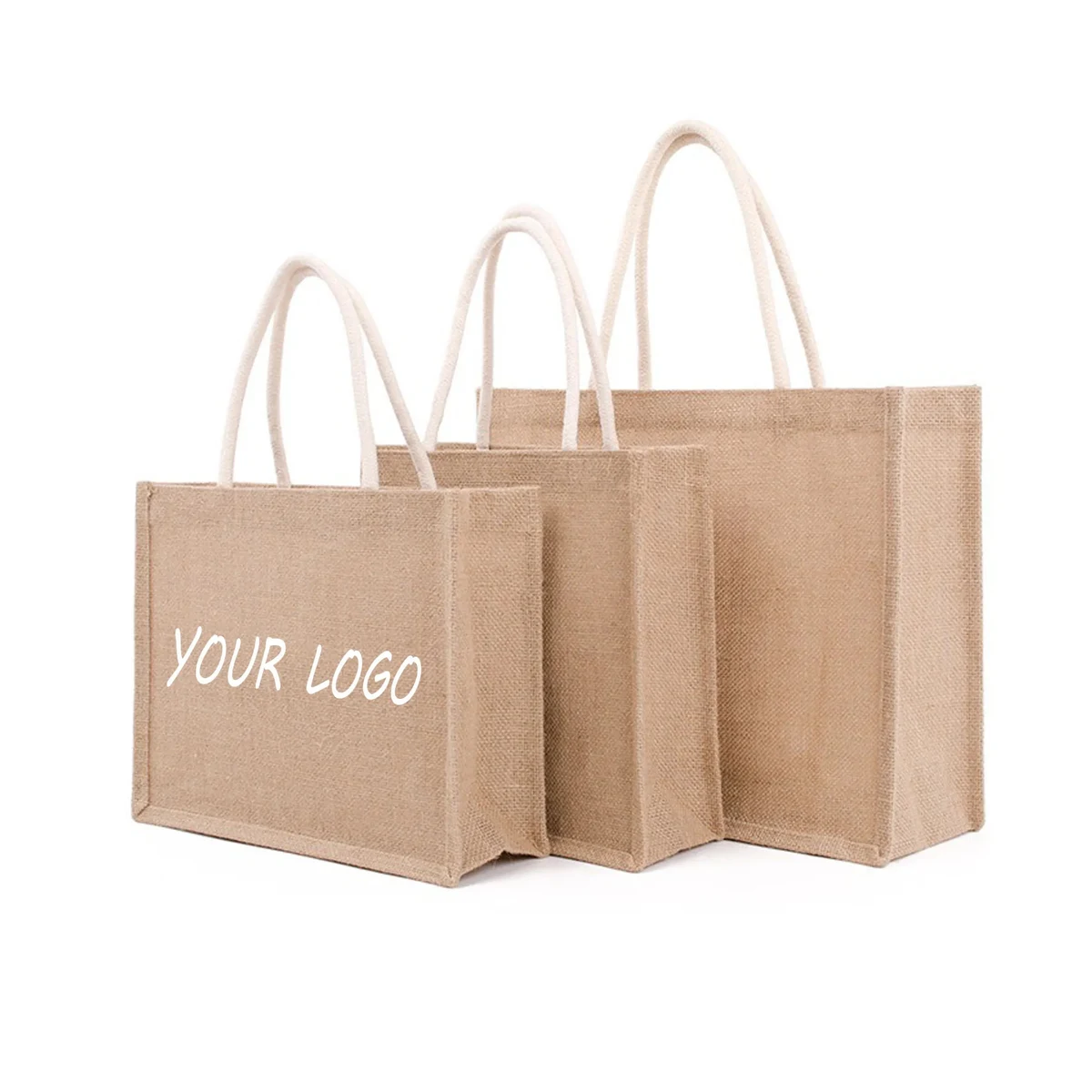 Burlap Tote Bags MOQ 100 1