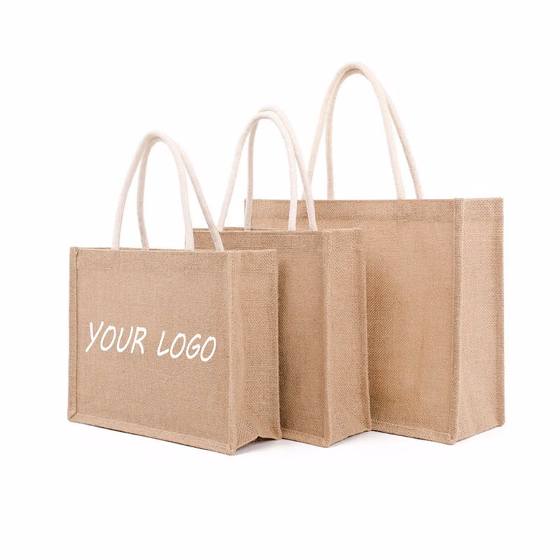 Burlap Tote Bags MOQ 100