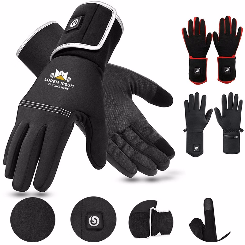 Electric Rechargeable Battery Thermal Thin Gloves