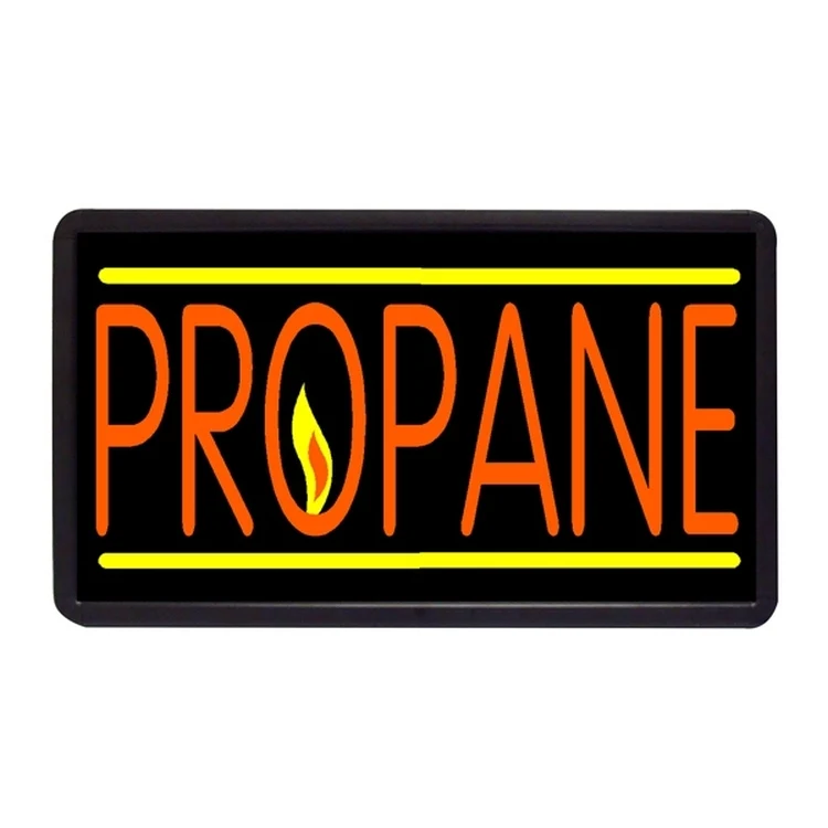 Propane 13" x 24" Simulated Neon Sign 1