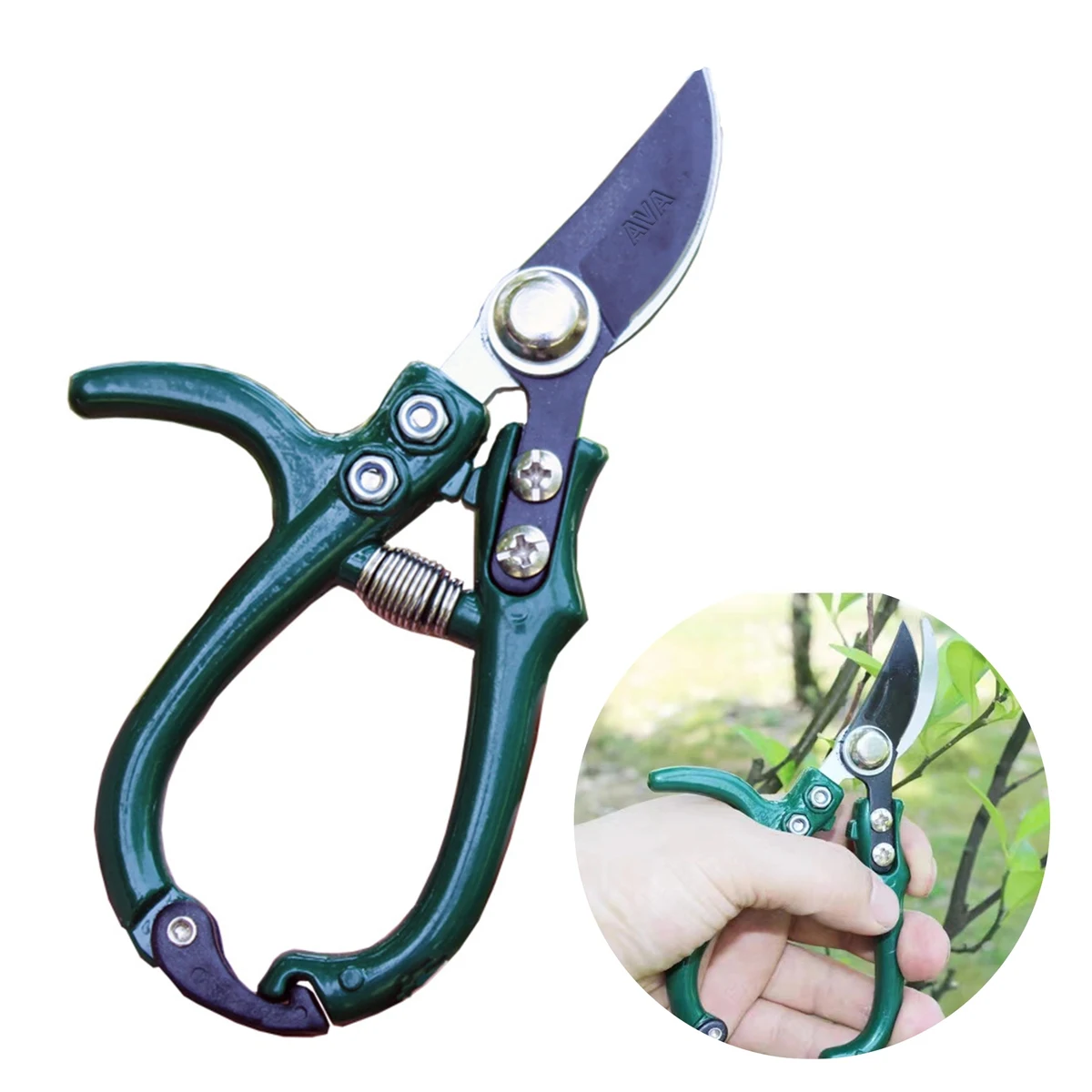 Floral Green Scissors 1