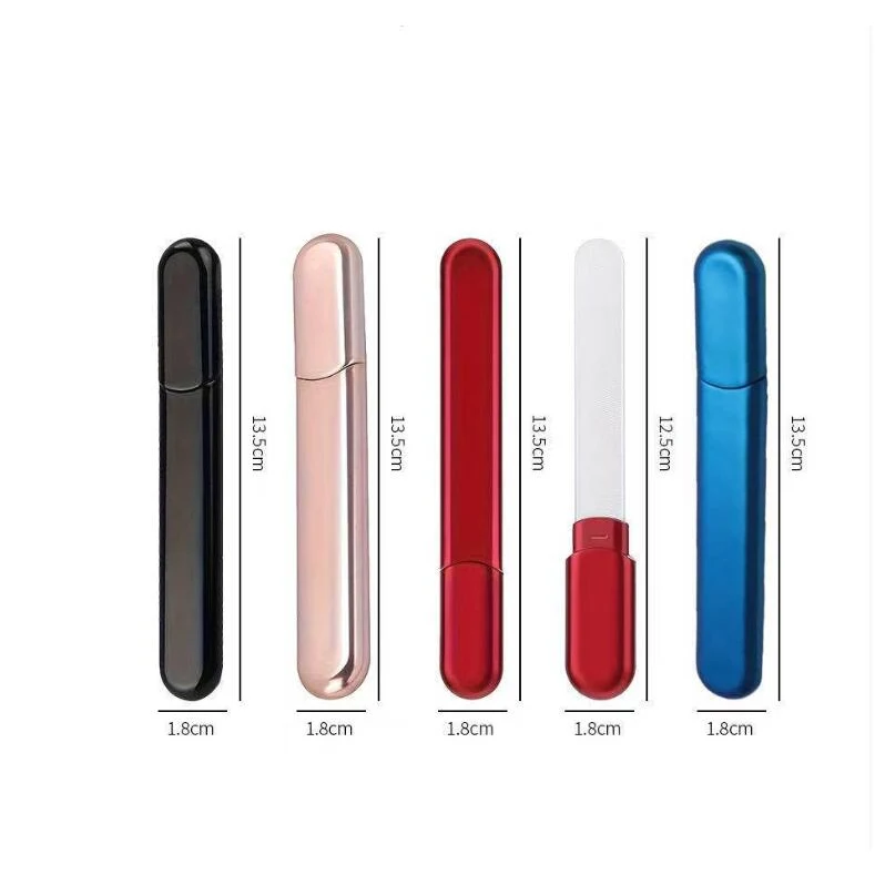 Portable Manicure Tool Nano Glass Nail File W/ Handle 1